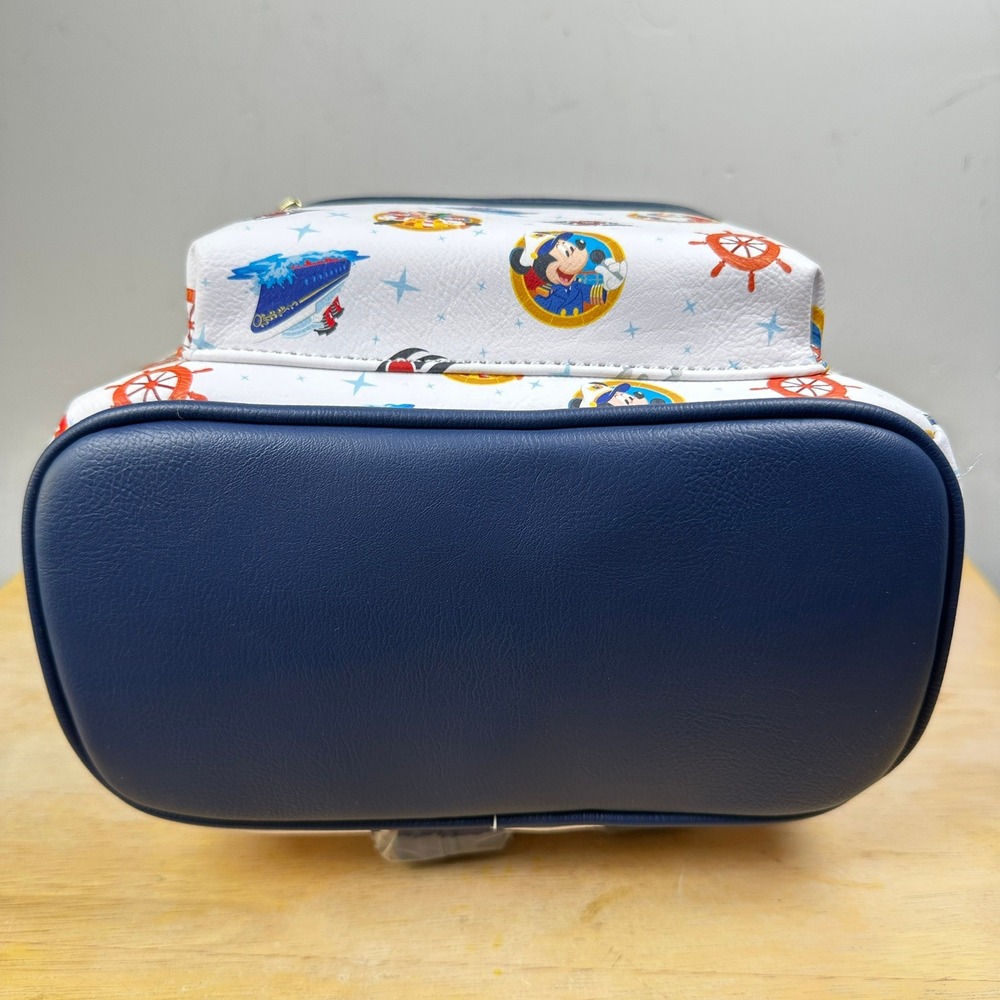 Loungefly Disney‎ Cruise Line Wish Mini Inaugural Sailing Mini Backpack Nautical - Picture 7 of 15